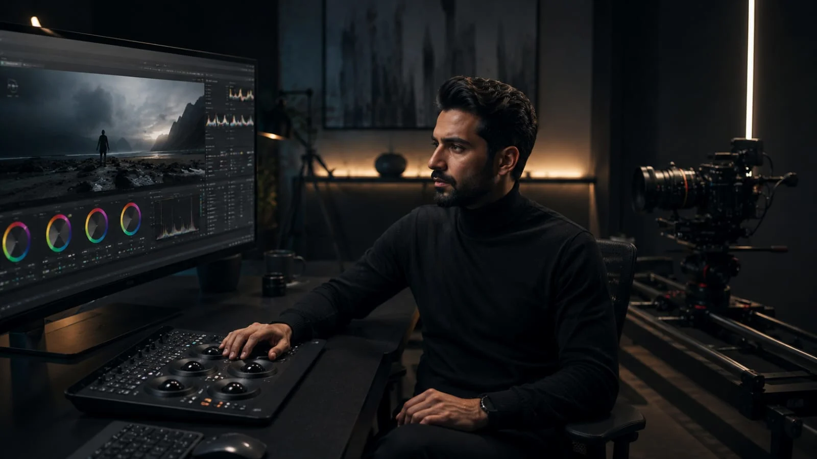 A realistic first creation cycle in Xelta for building video around an existing voice track
